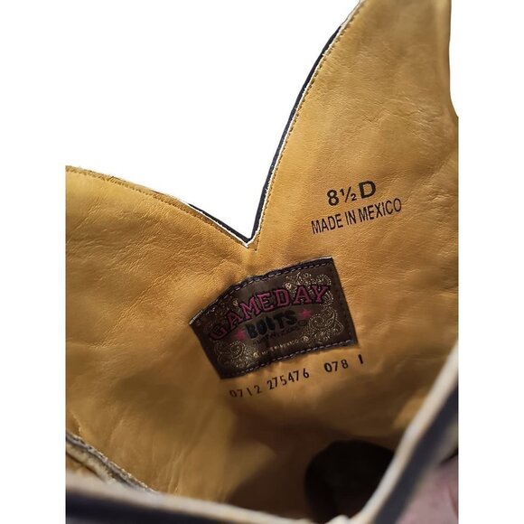 NCAA Appalachian State Mountaineers Embroidered Distressed Men's Gameday Boots - Picture 14 of 14